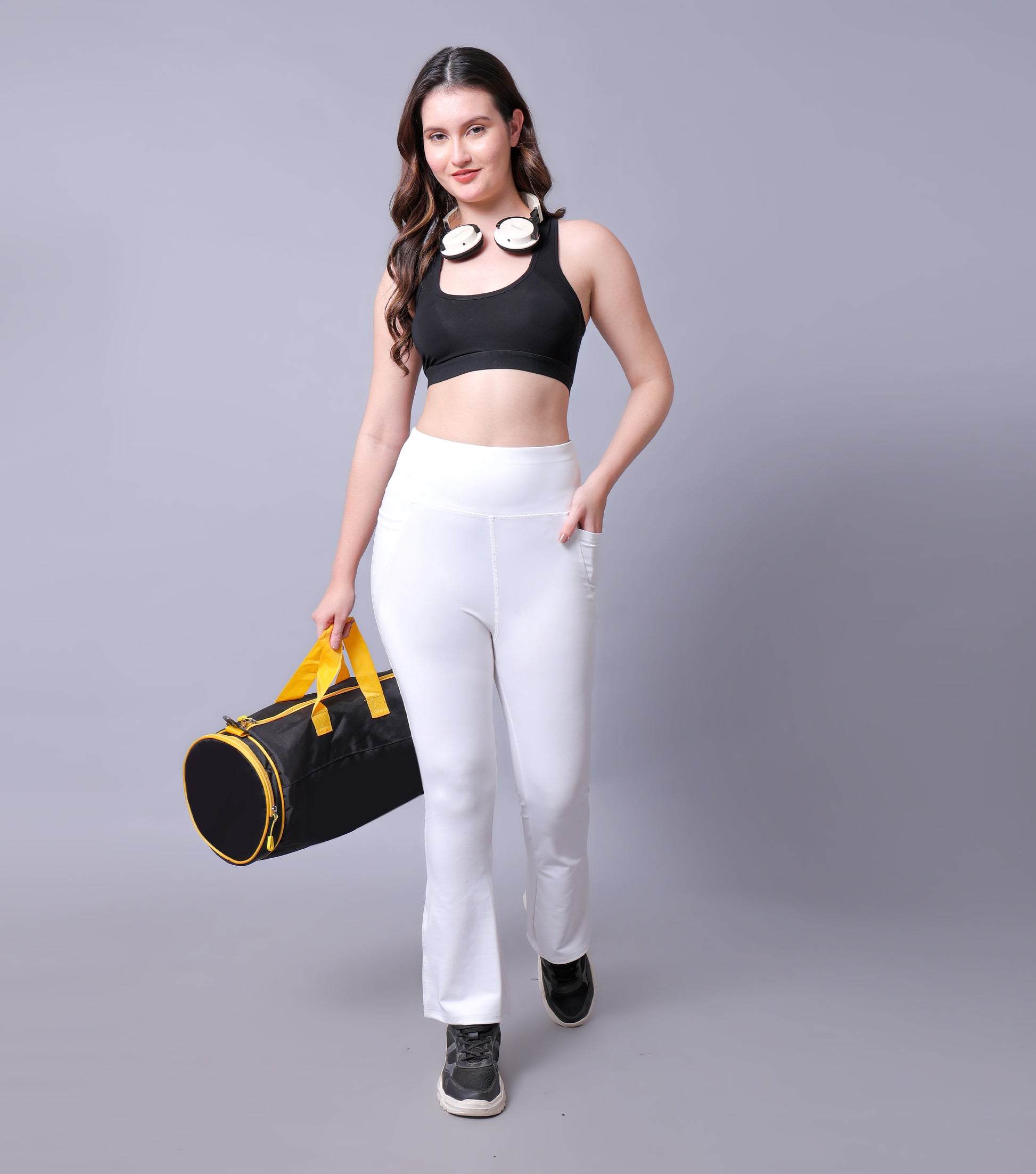 High Waist Flared Yoga Pants