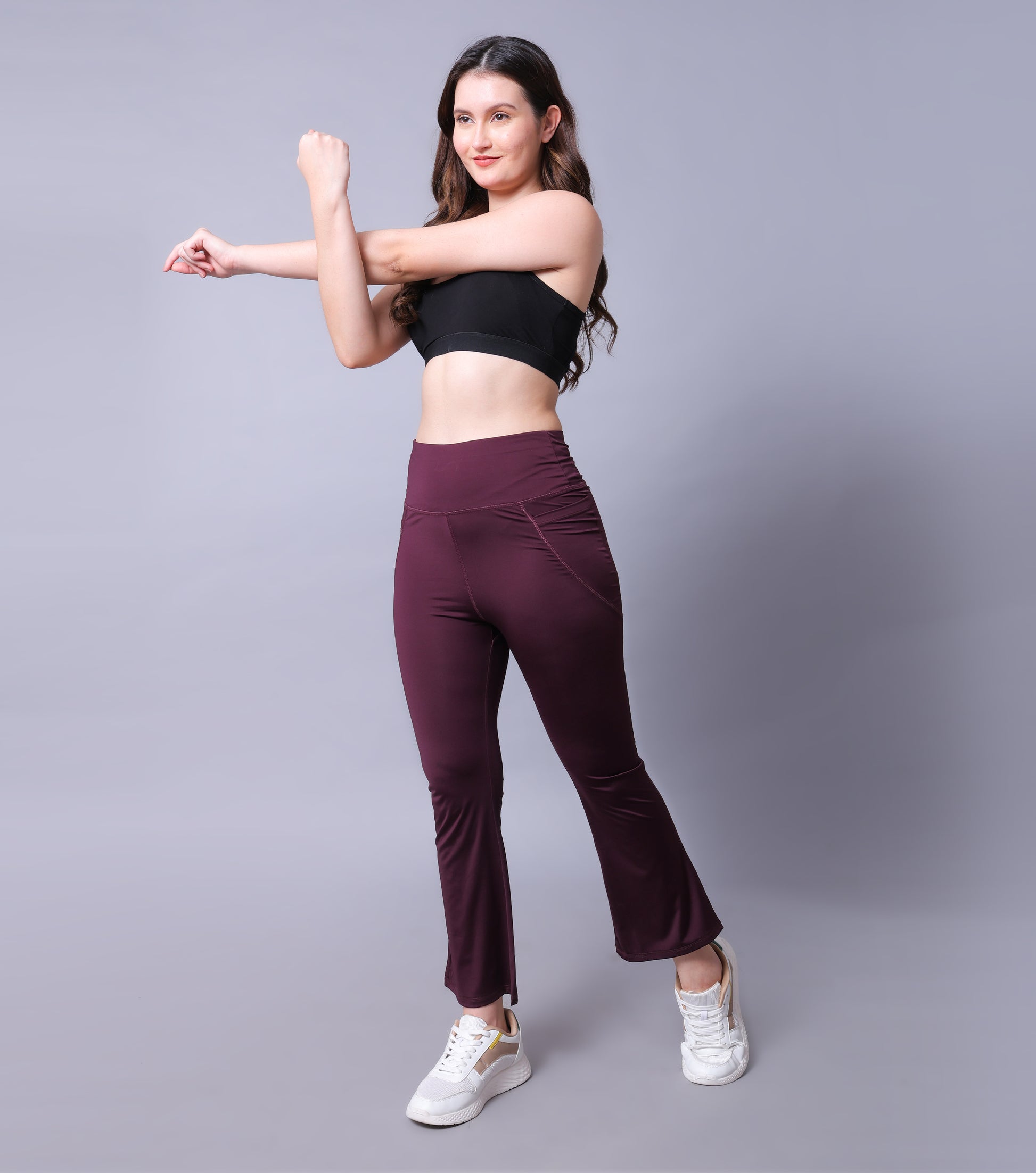 High Waist Flared Yoga Pants