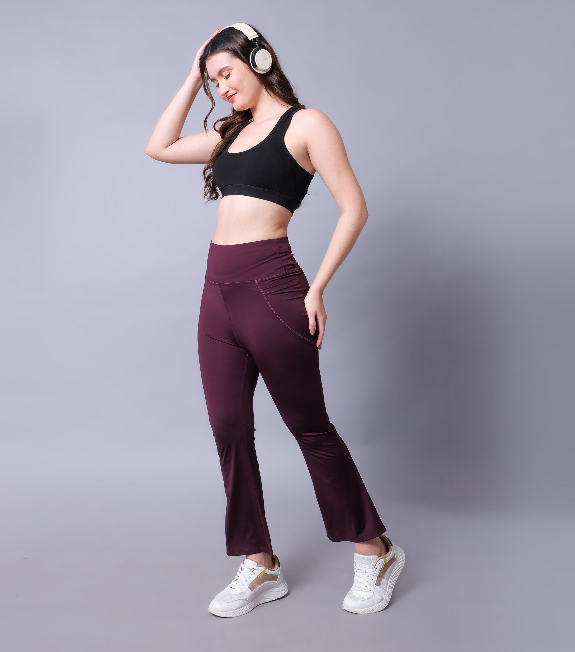 High Waist Flared Yoga Pants