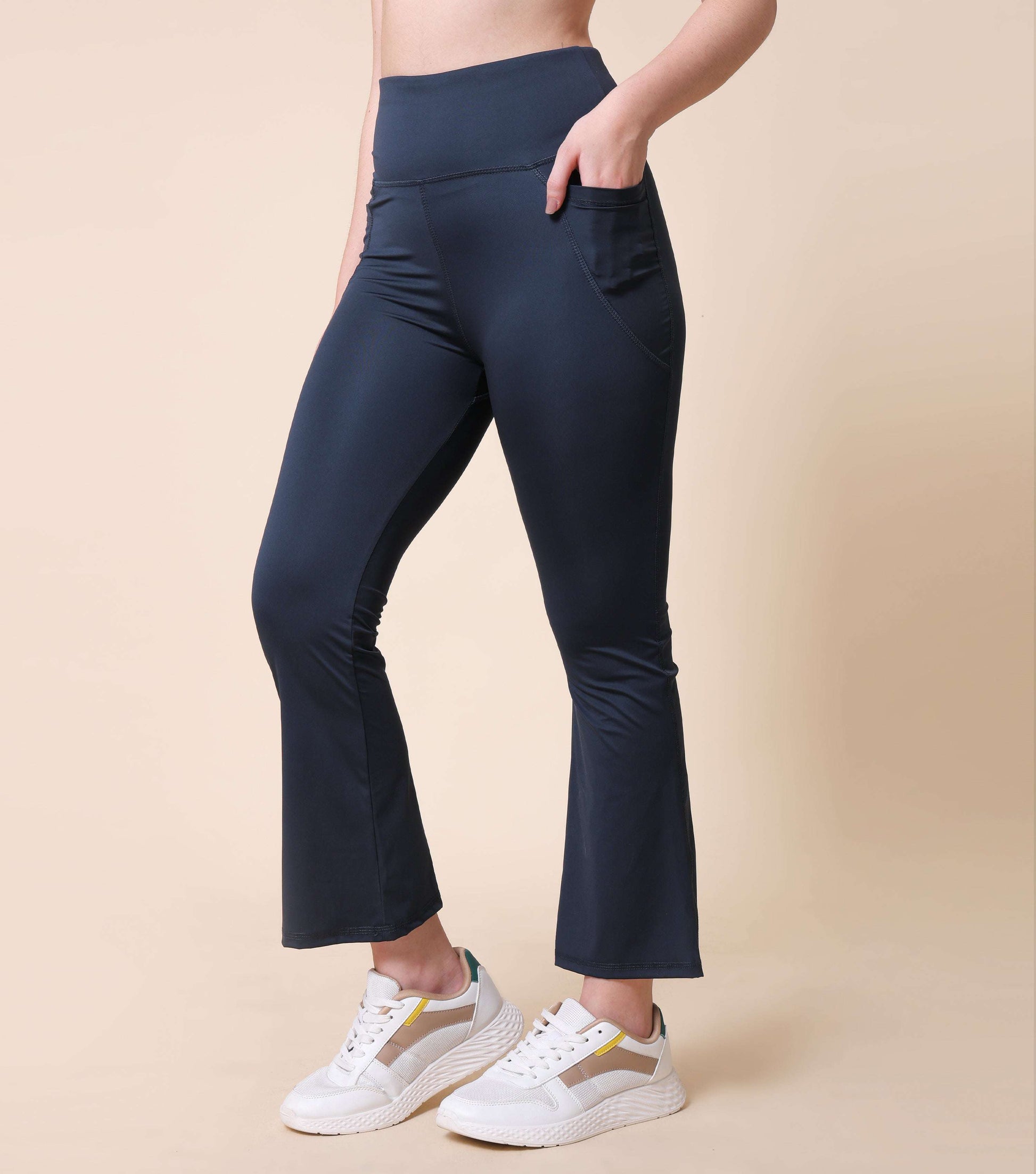 High Waist Flared Yoga Pants