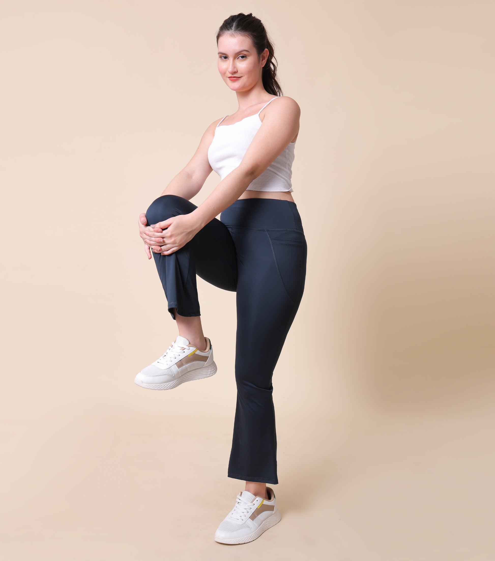 High Waist Flared Yoga Pants