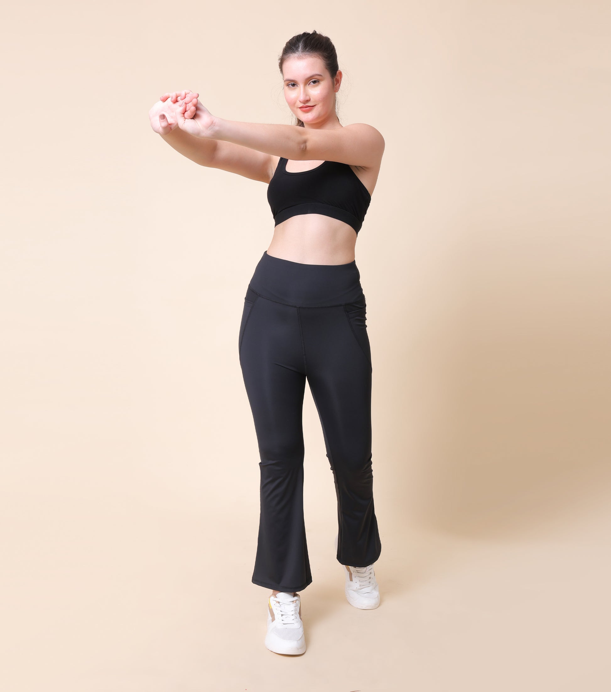 High Waist Flared Yoga Pants