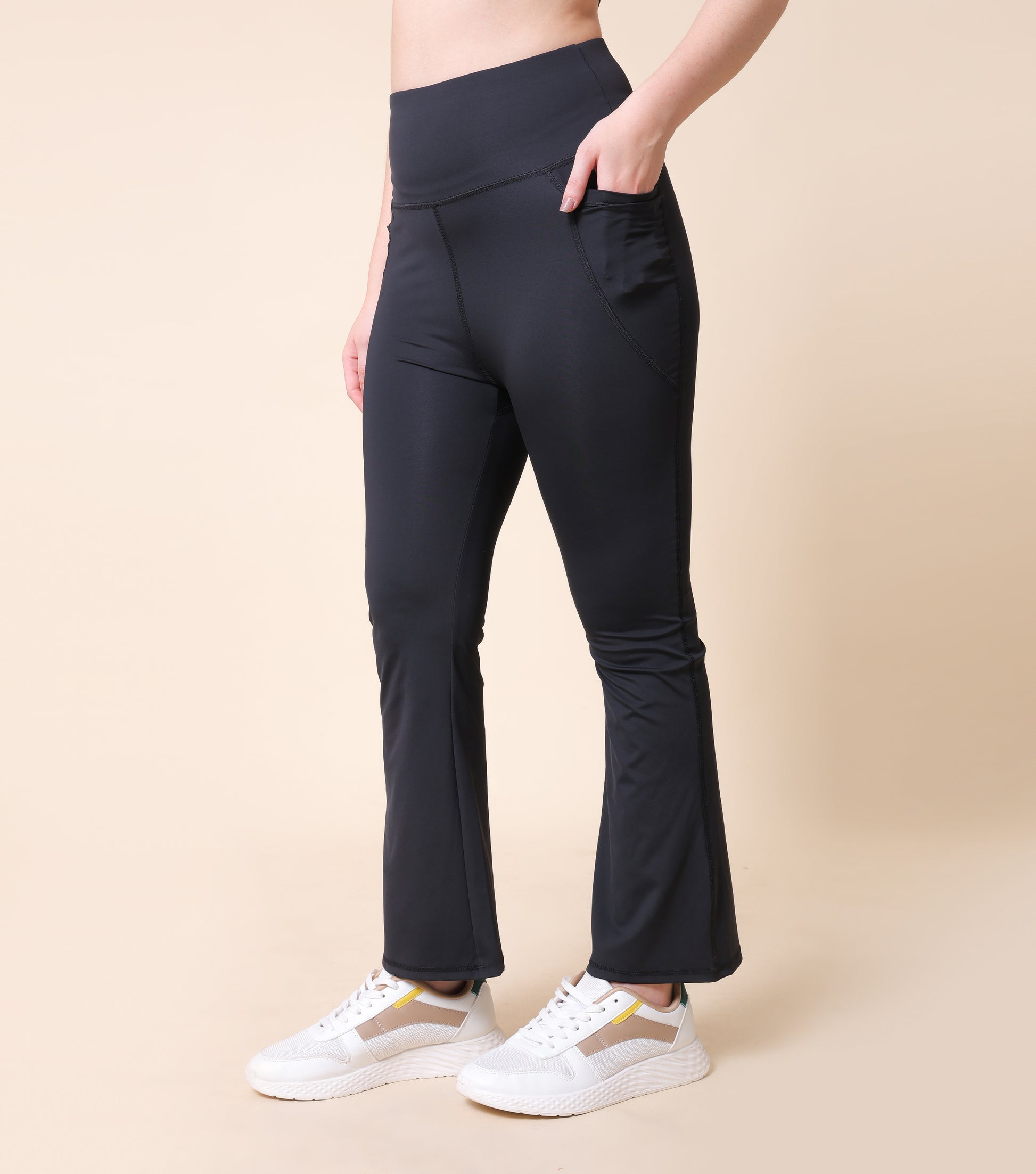 High Waist Flared Yoga Pants