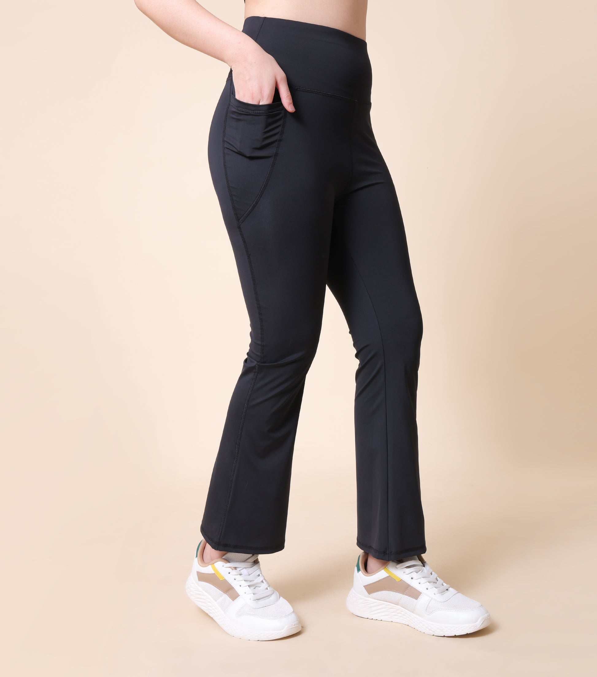High Waist Flared Yoga Pants