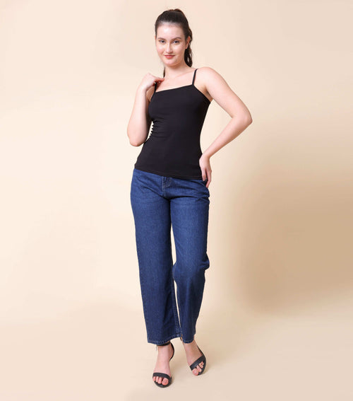 Cotton Flat Slip Camisole