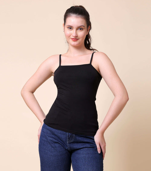 Cotton Flat Slip Camisole