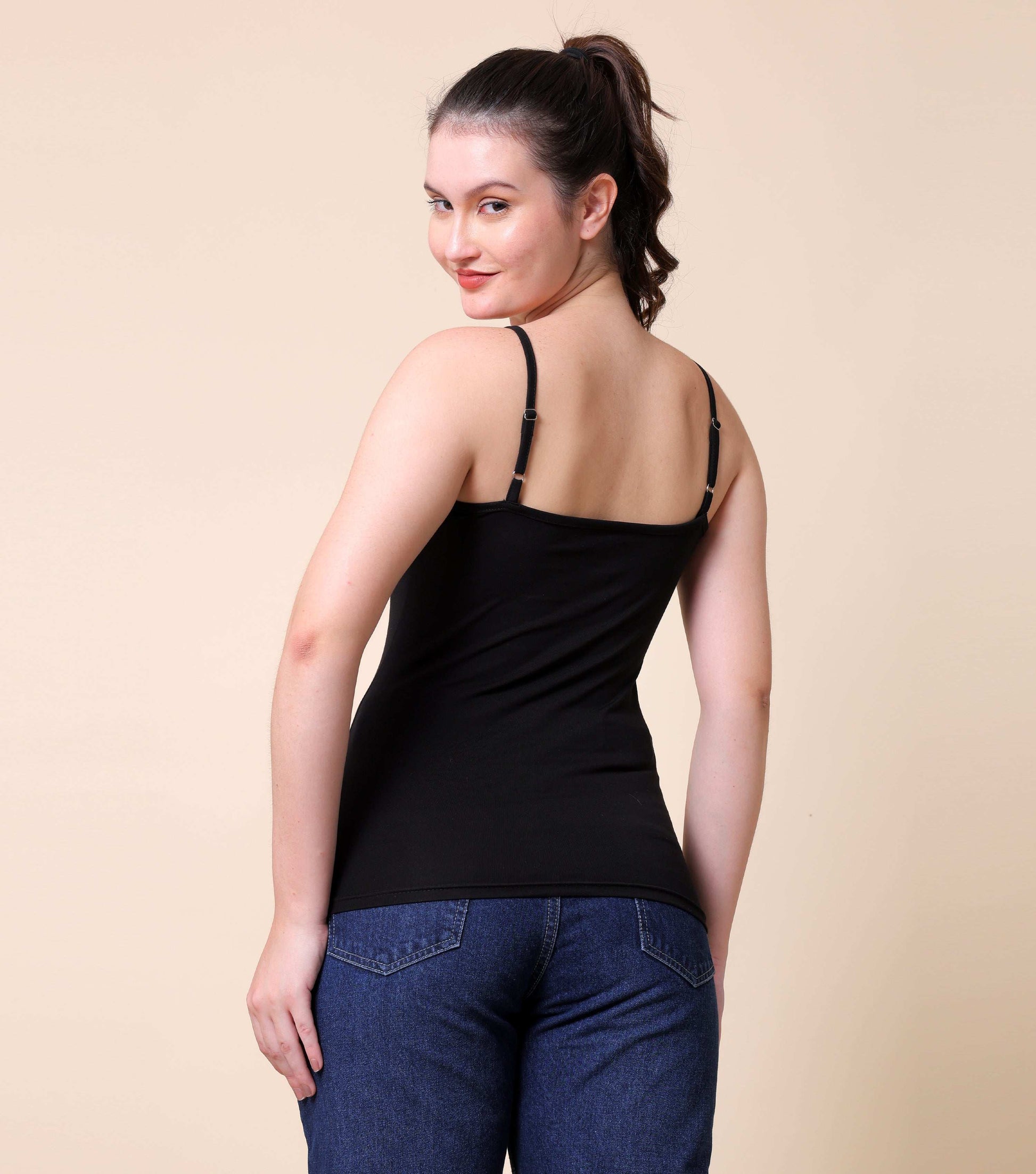 Cotton Flat Slip Camisole