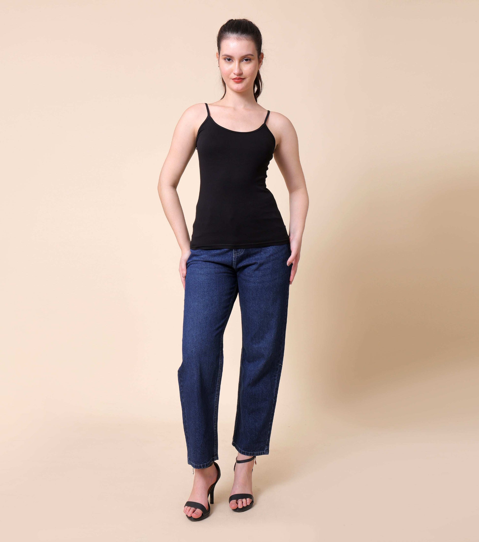 Cotton Round Slip Camisole