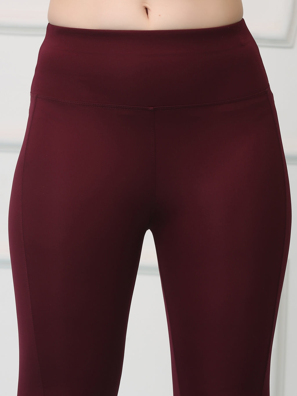 High Waist Stretch Slim Fit Capris