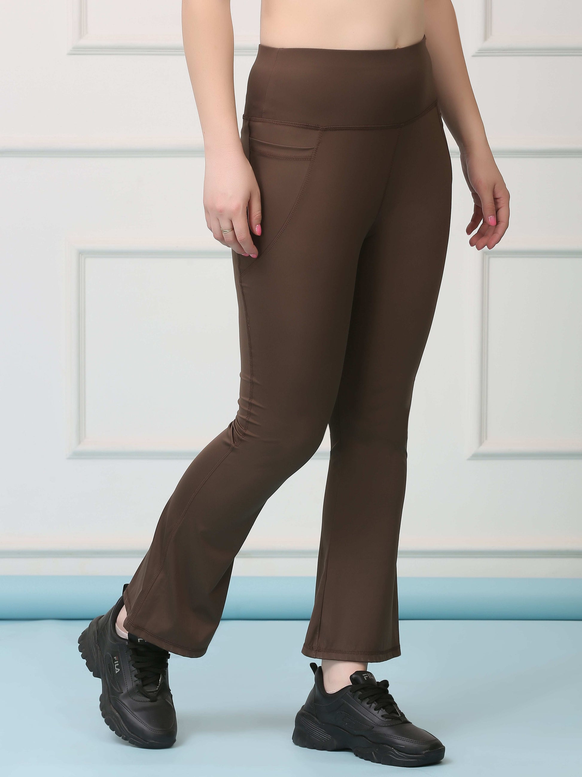 High Waist Flared Yoga Pants