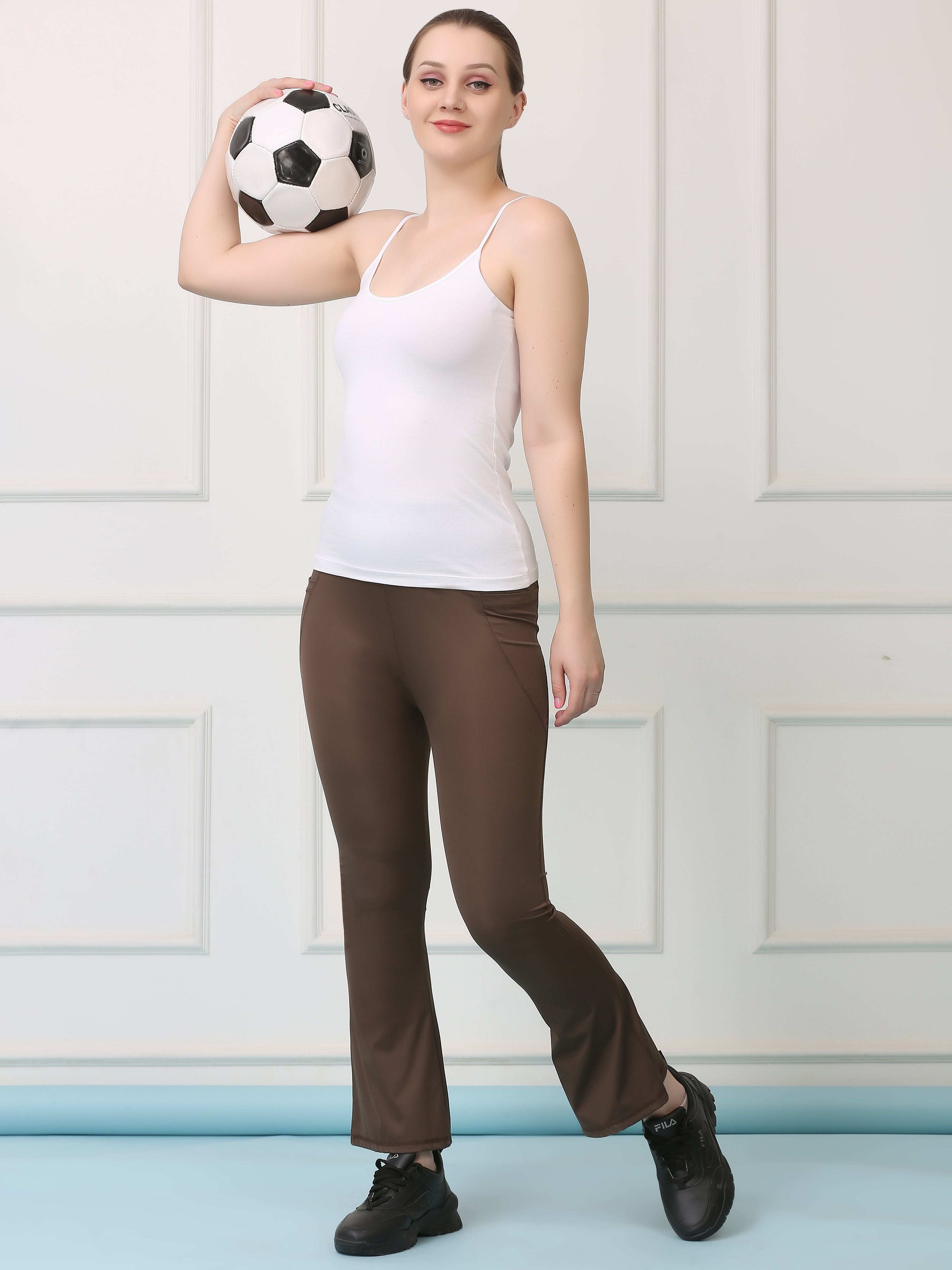 High Waist Flared Yoga Pants