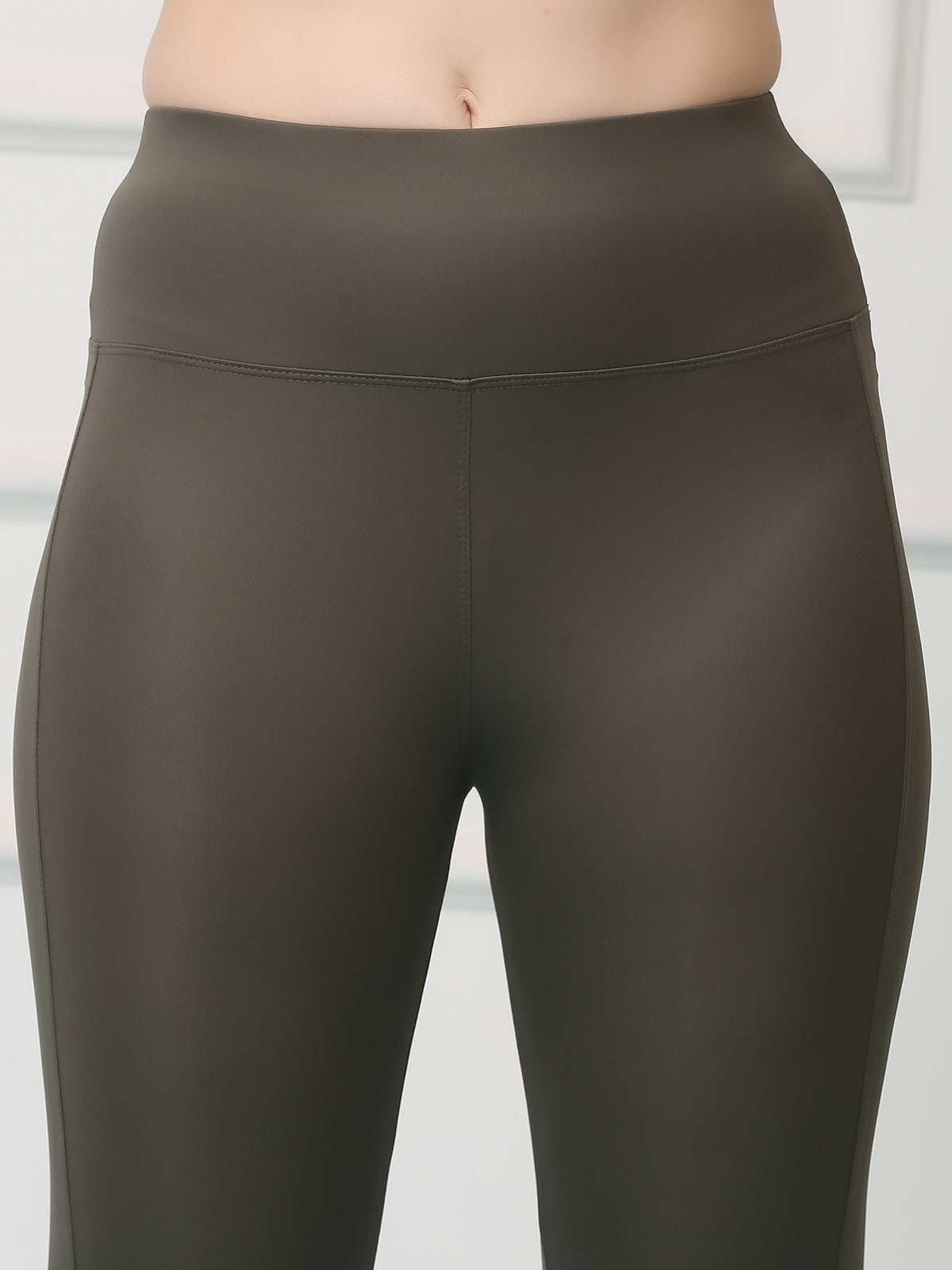 High Waist Stretch Slim Fit Capris