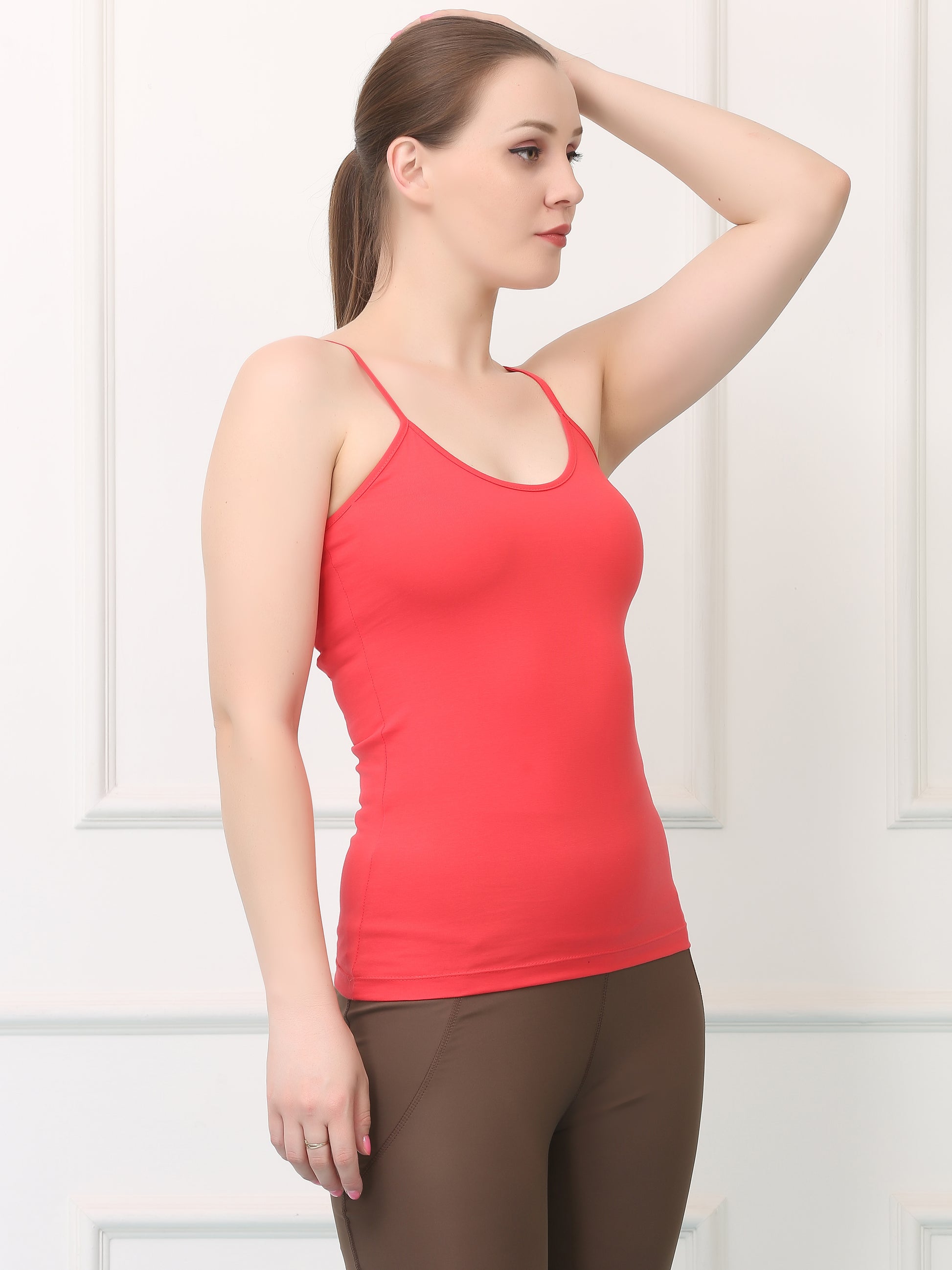 Cotton Round Slip Camisole