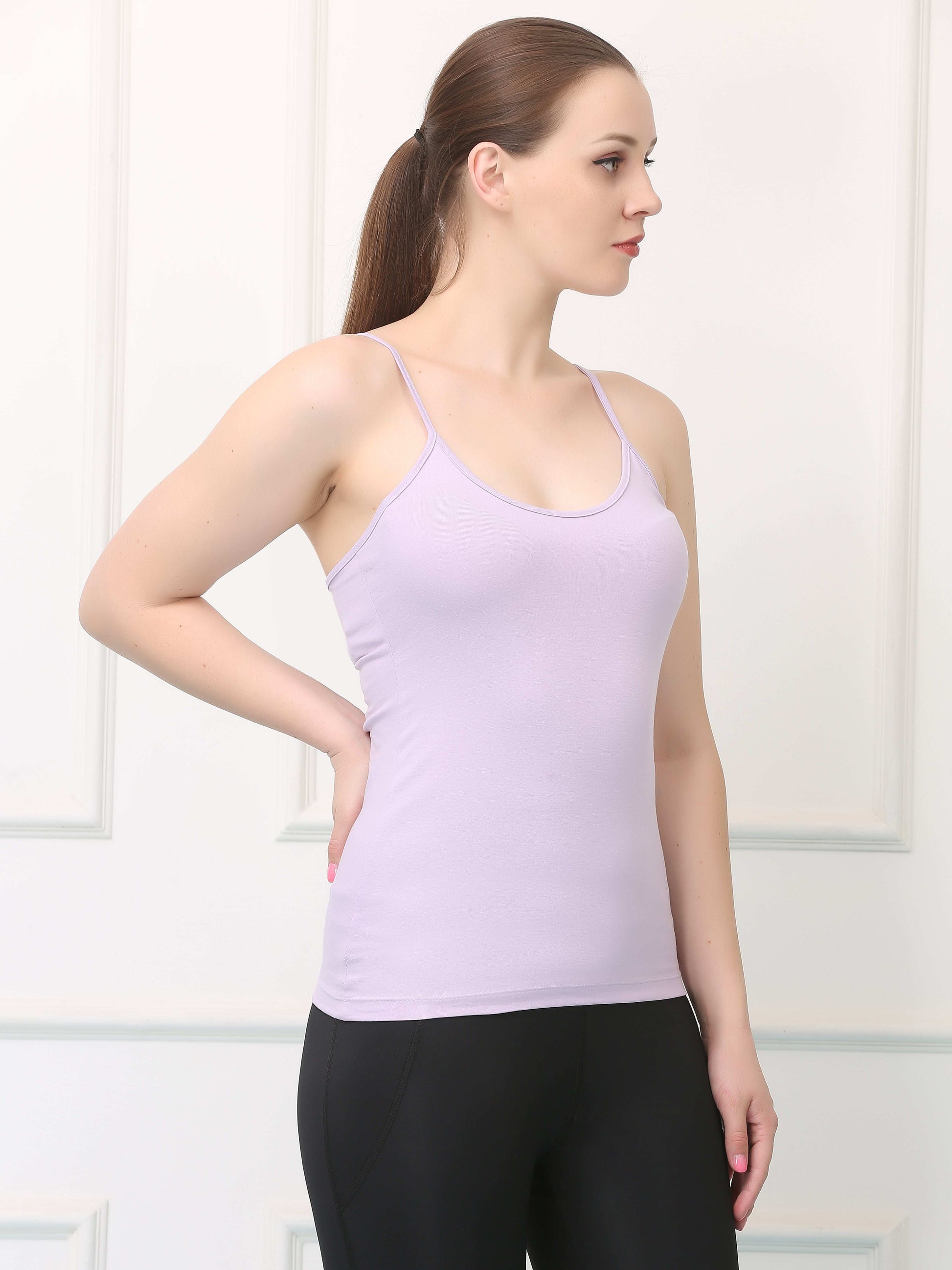 Cotton Round Slip Camisole