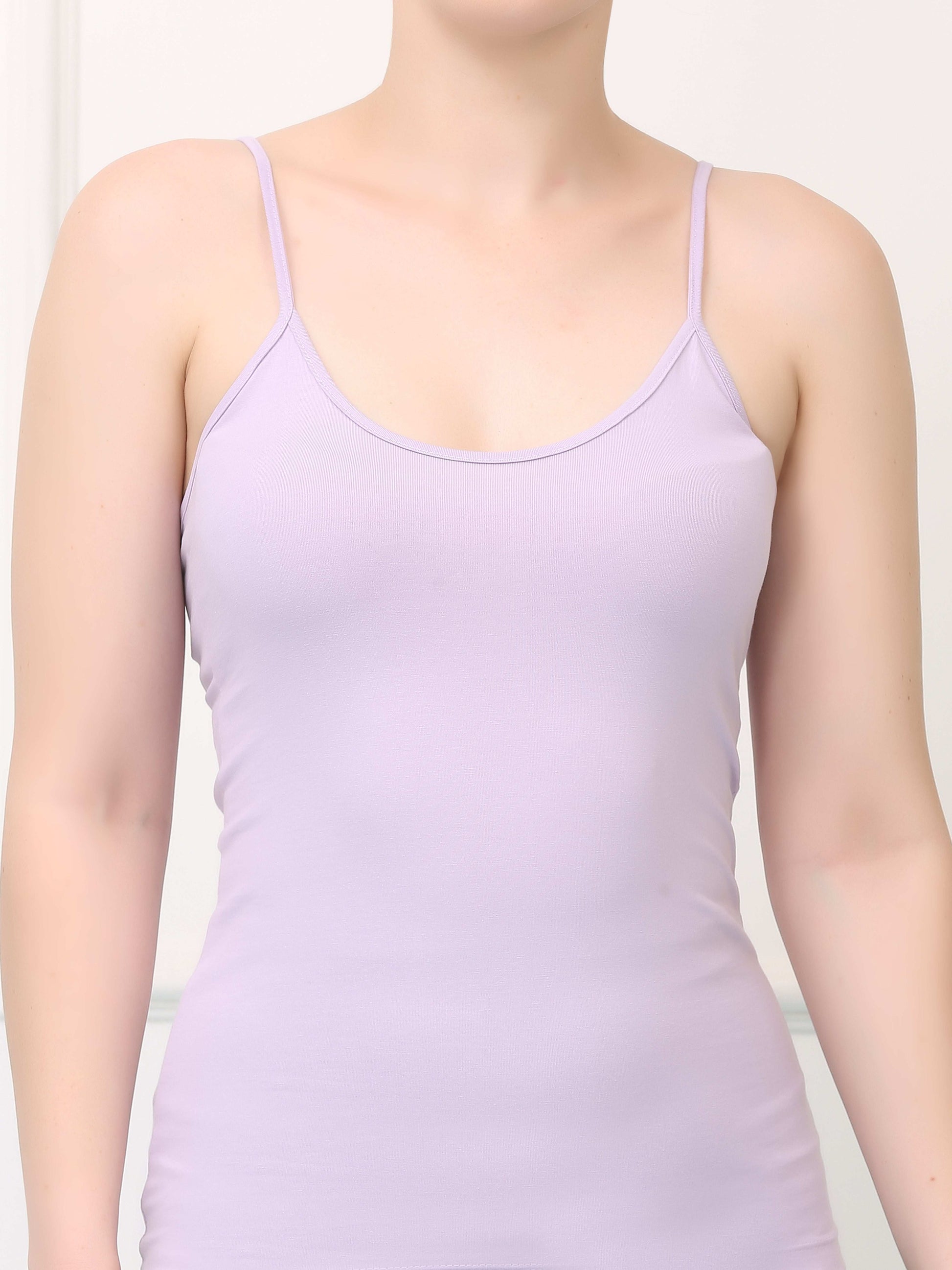 Cotton Round Slip Camisole