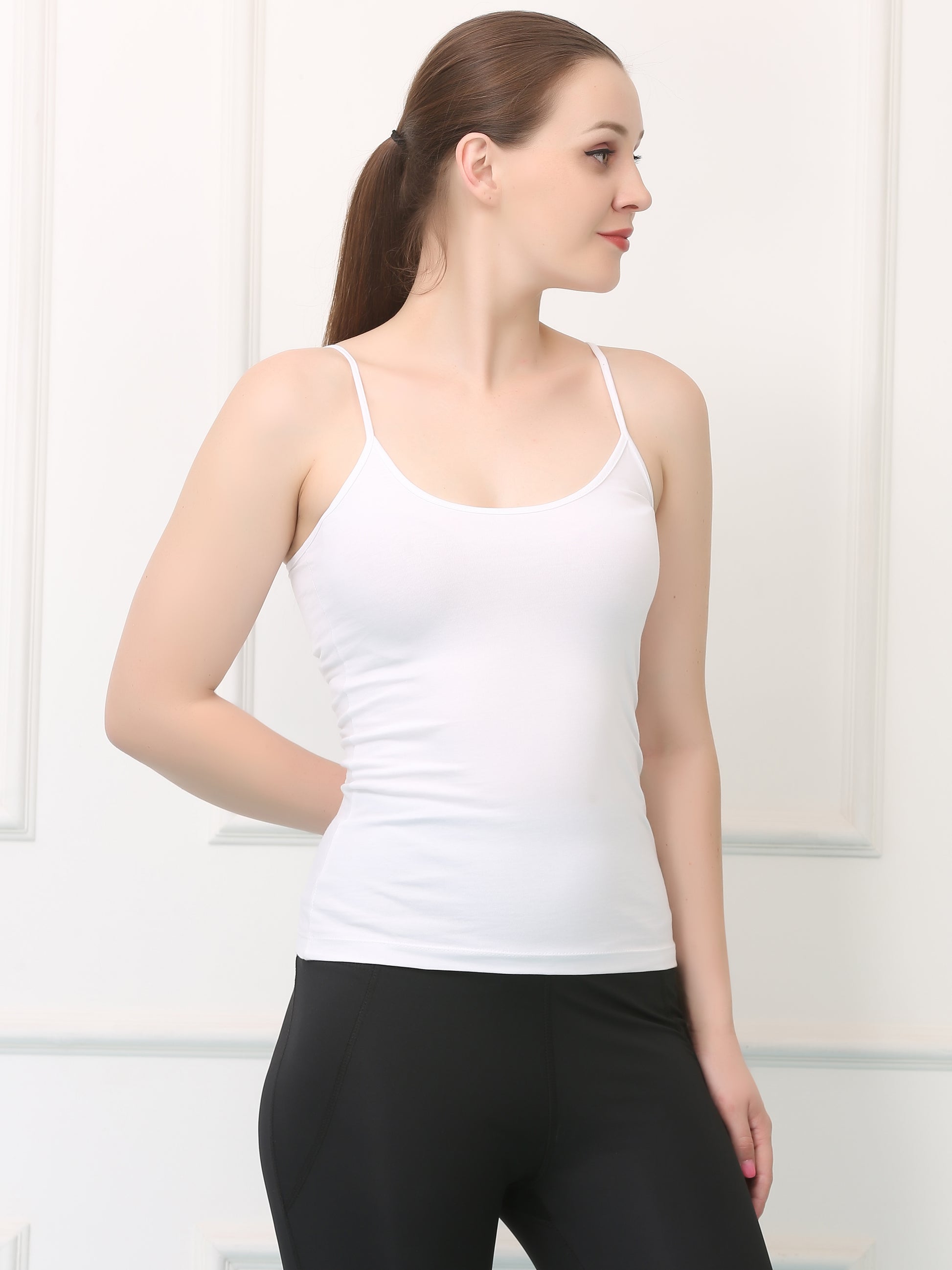 Cotton Round Slip Camisole