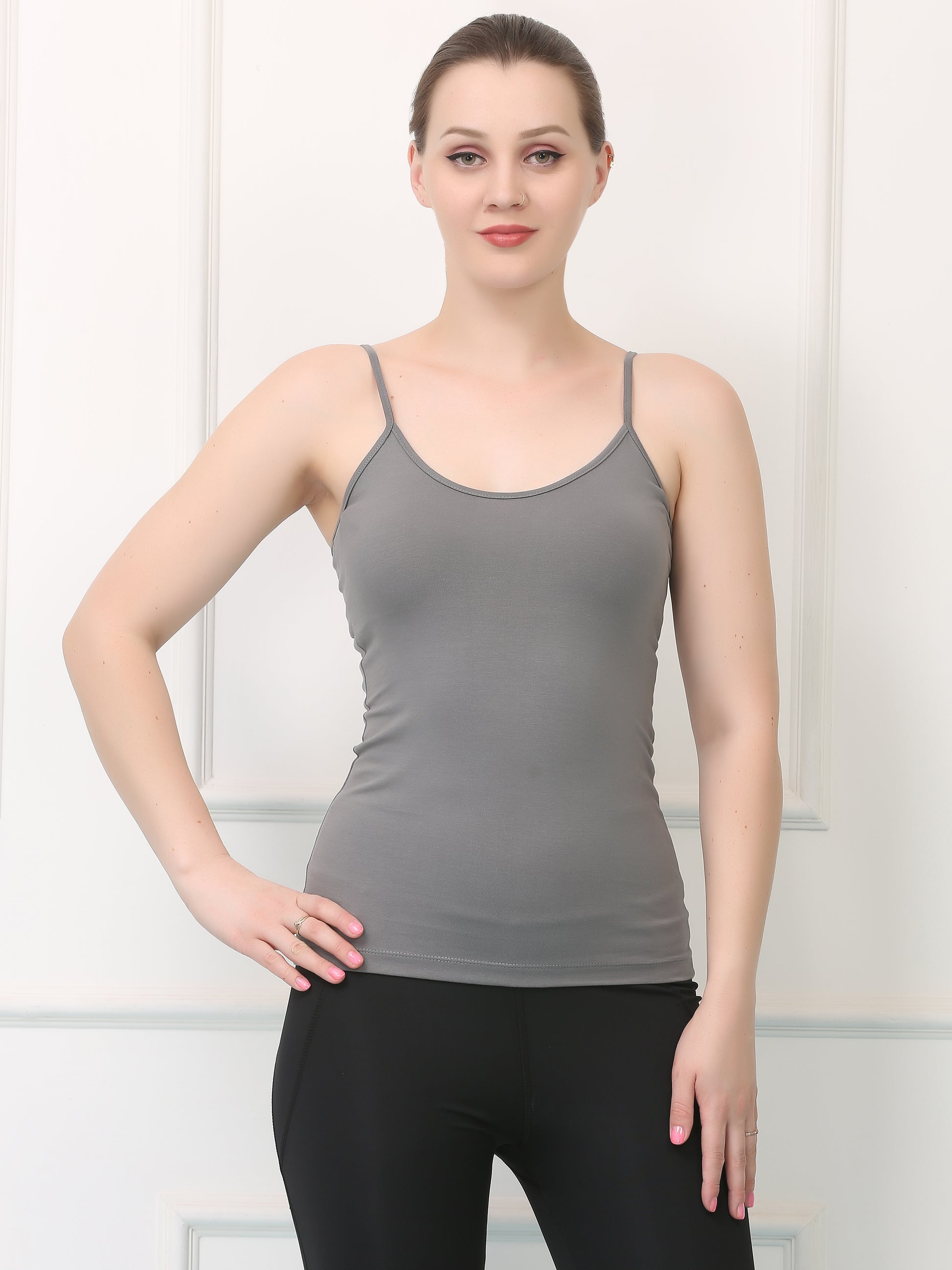 Cotton Round Slip Camisole