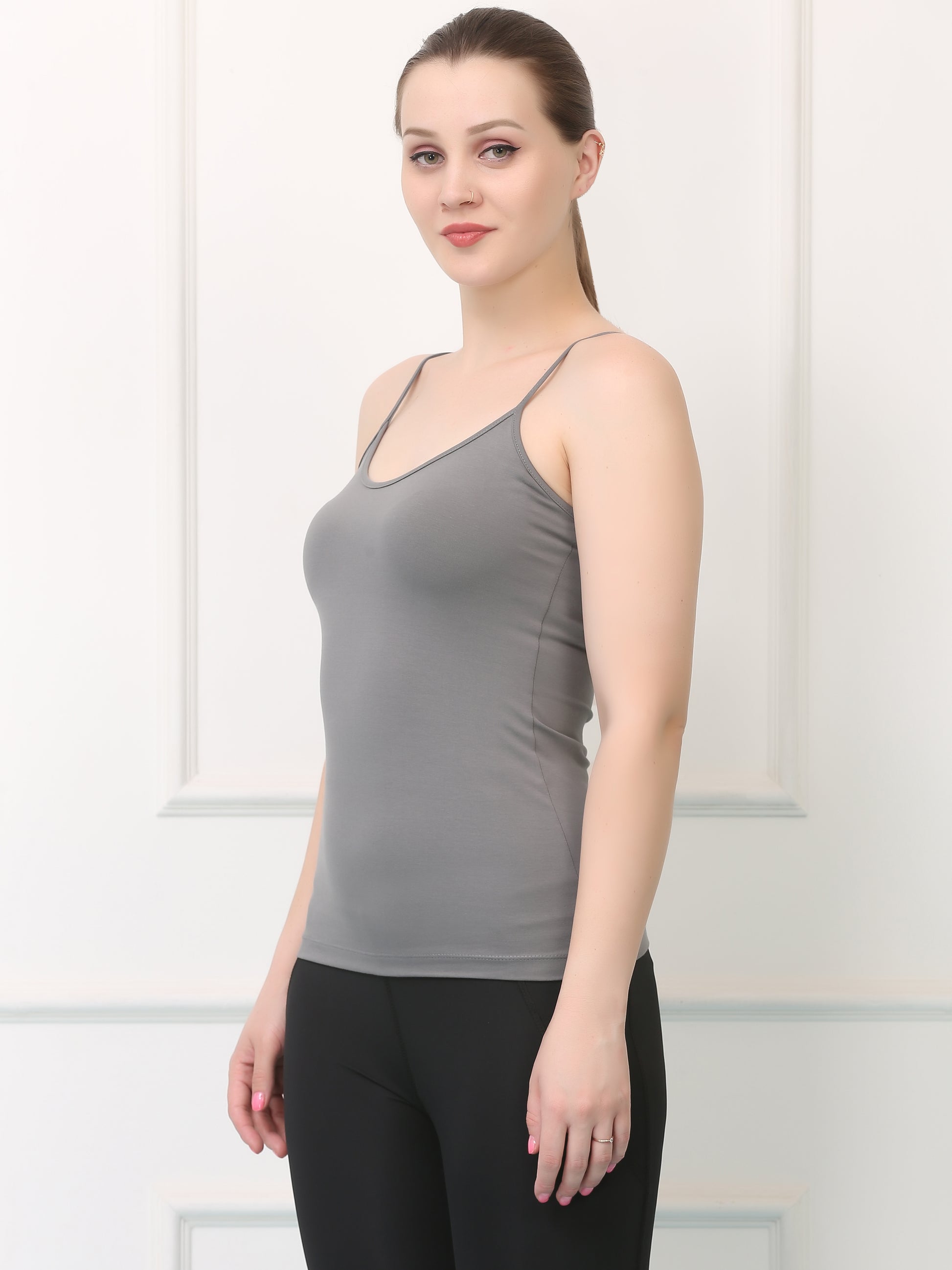Cotton Round Slip Camisole