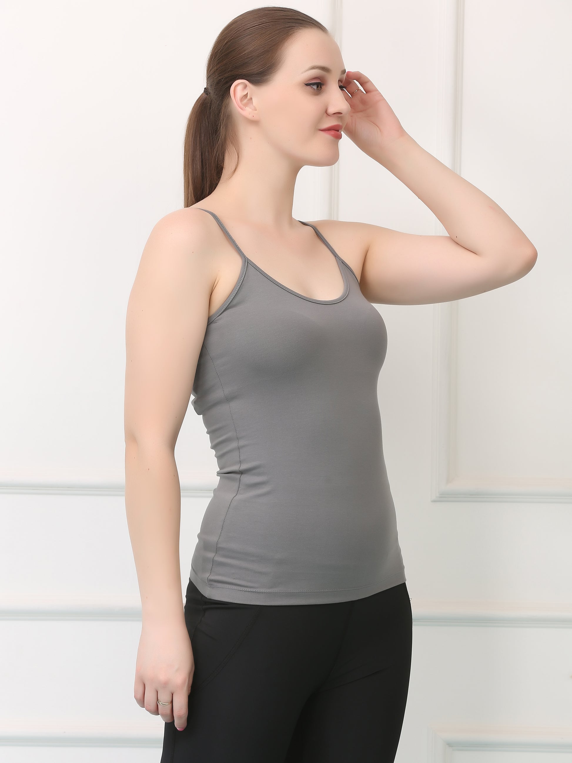 Cotton Round Slip Camisole