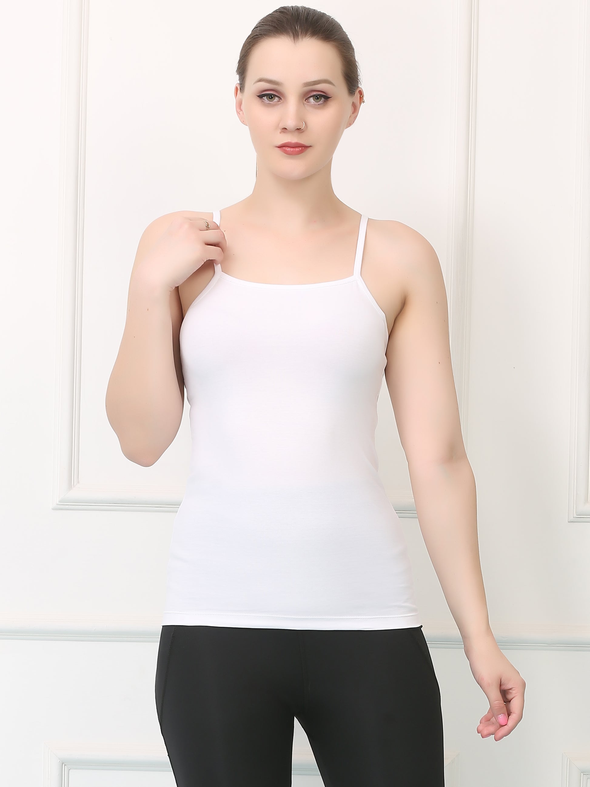 Cotton Flat Slip Camisole