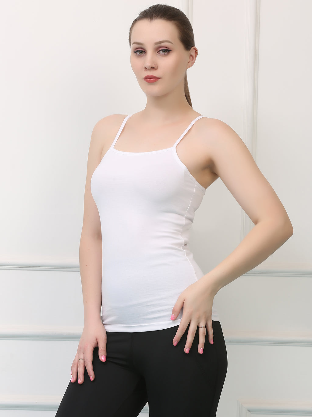 Cotton Flat Slip Camisole