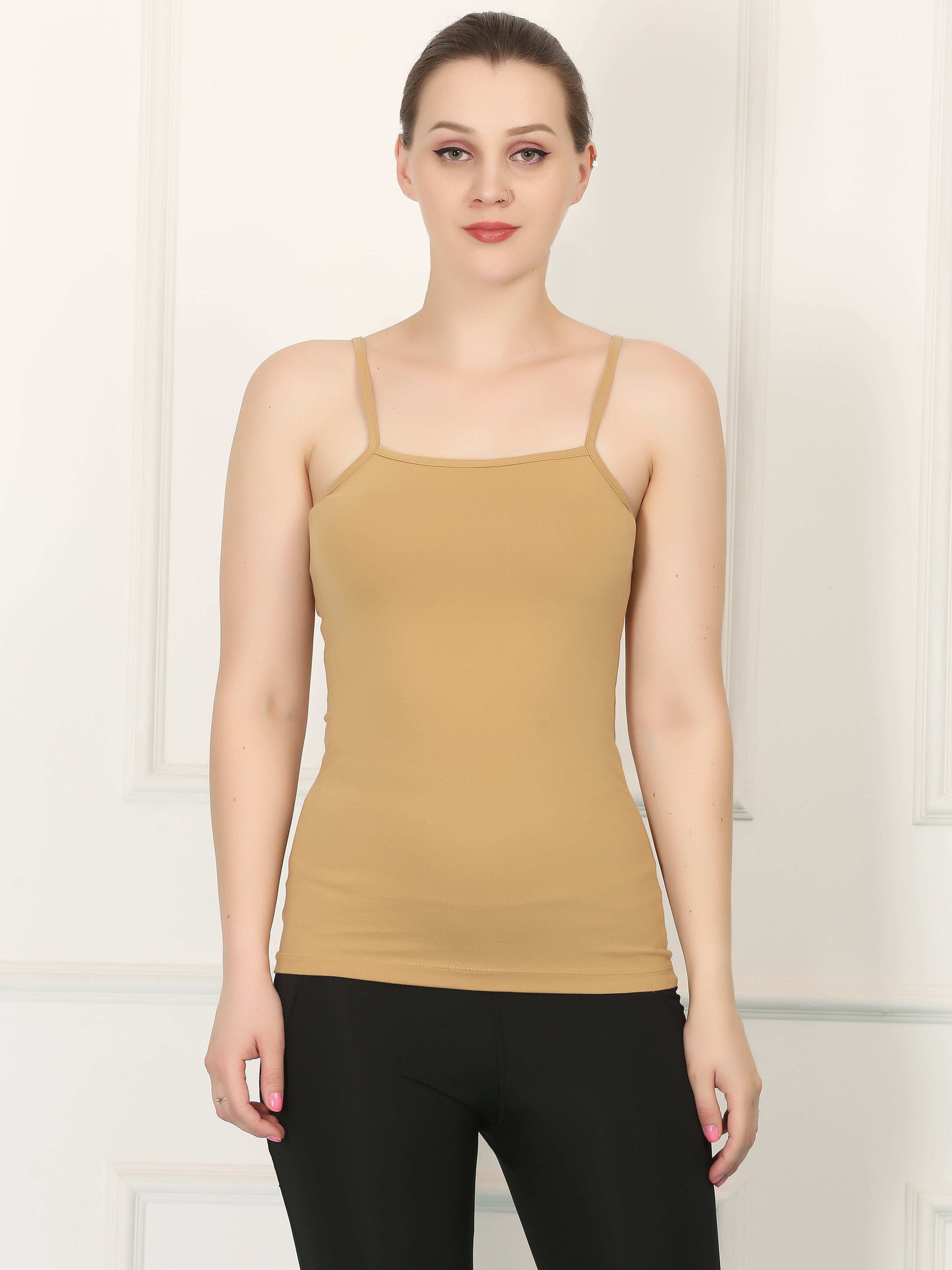 Cotton Flat Slip Camisole