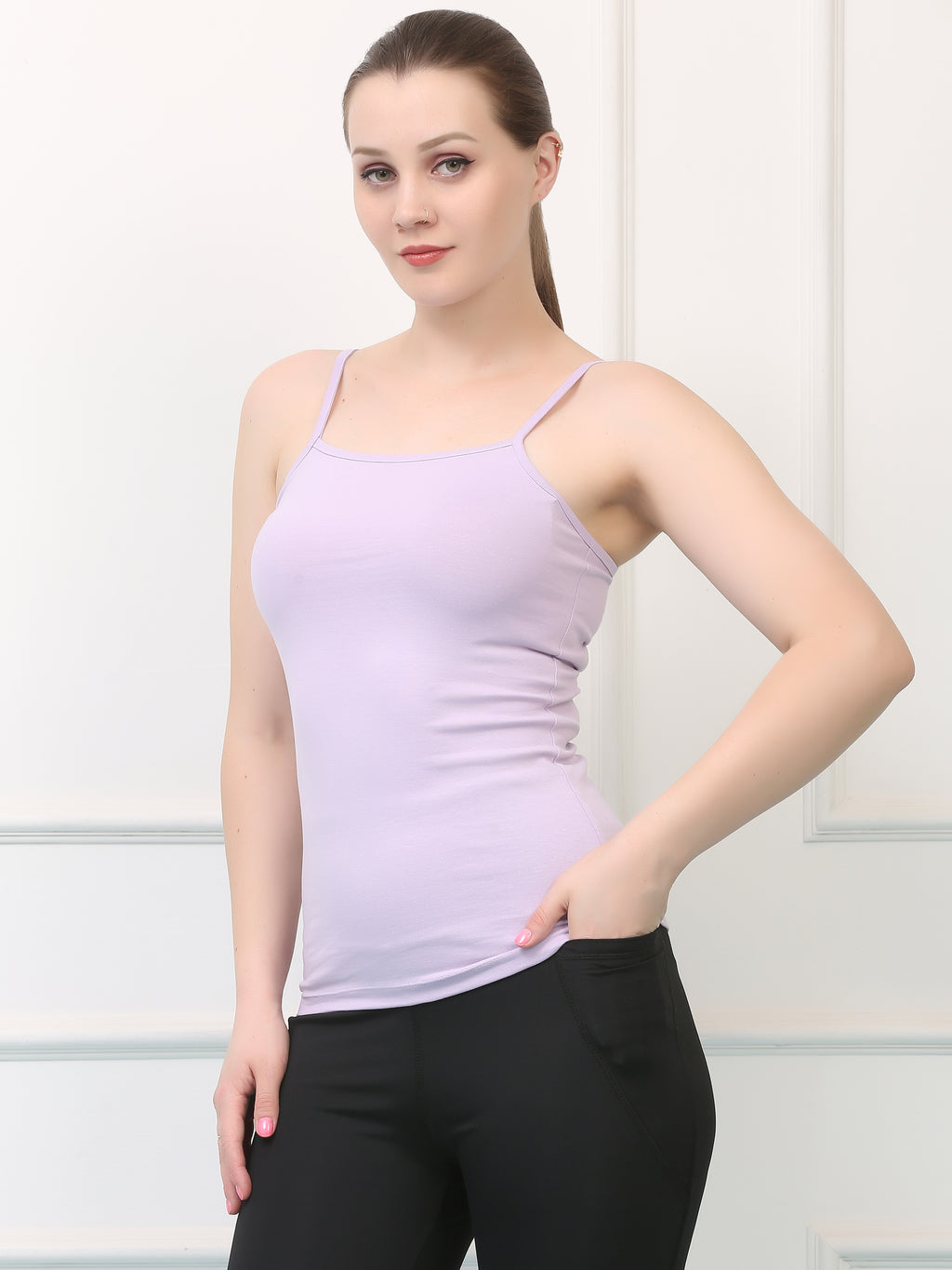 Cotton Flat Slip Camisole