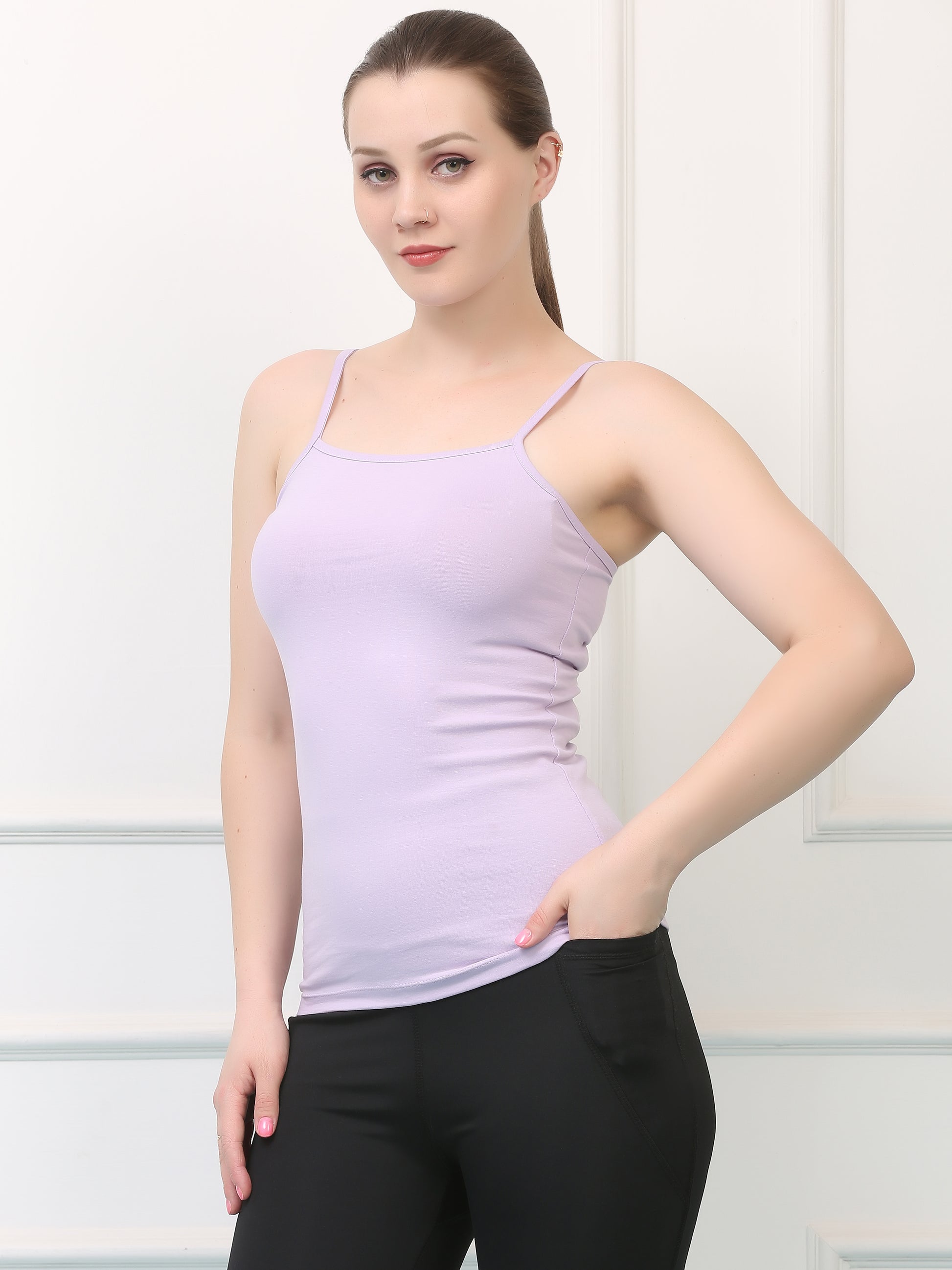 Cotton Flat Slip Camisole